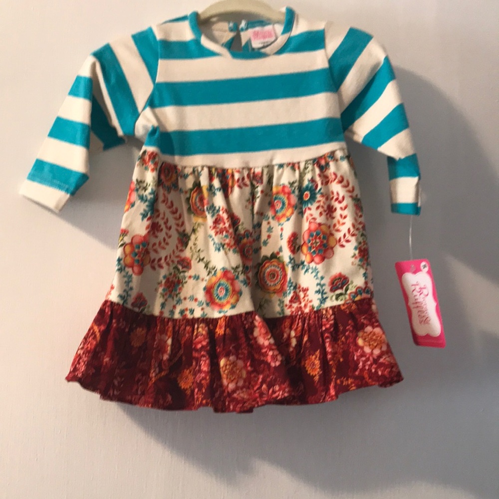 Ricrac and ruffles dress - NEW!